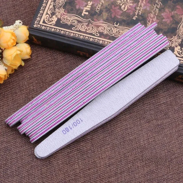 1Pc Nail Sanding Files Polish Buffer Block Manicure Pedicure Tips Gel Vogue Nail File Nail Art Tools .