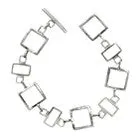 Art Deco Square and Rectangle Bracelet