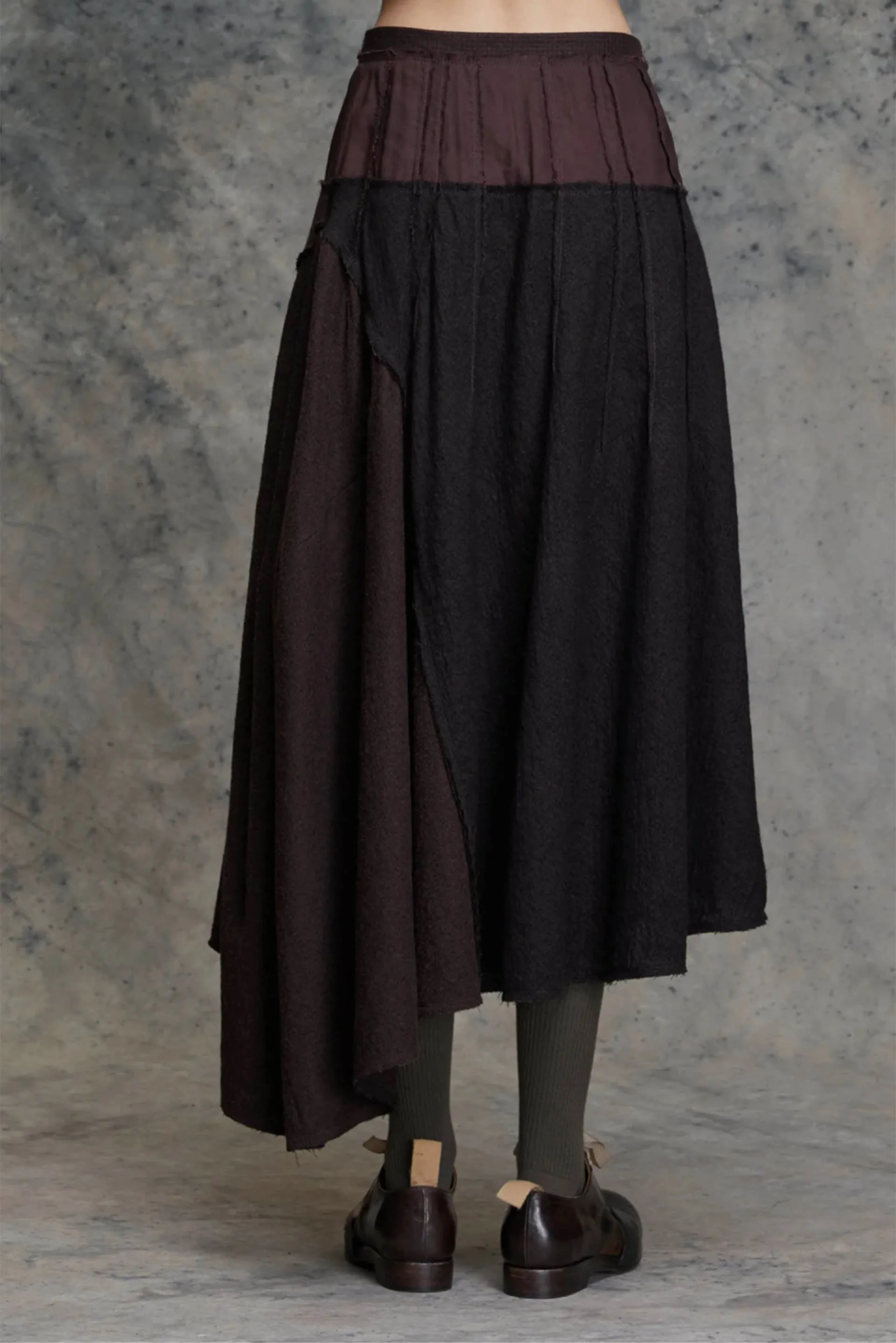 Asymmetric Long Skirt