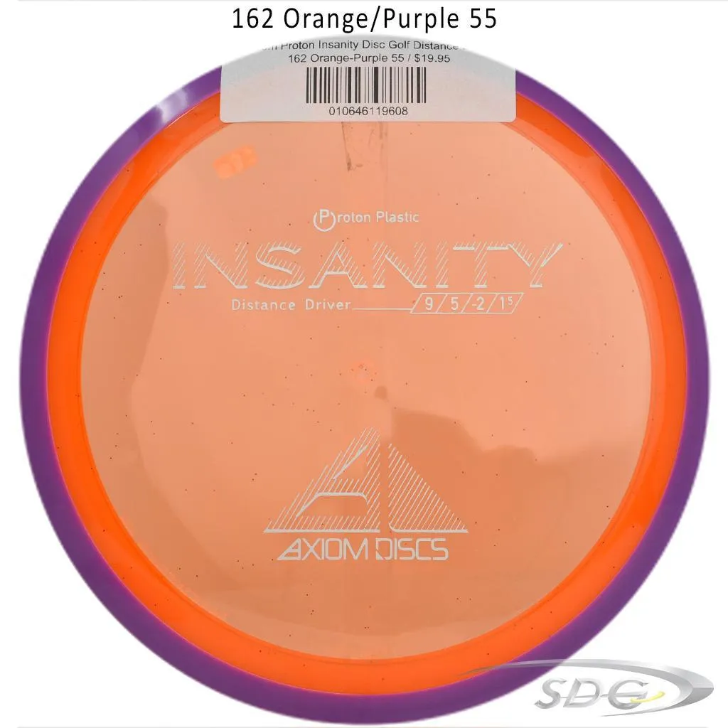 Axiom Proton Insanity Disc Golf Distance Driver