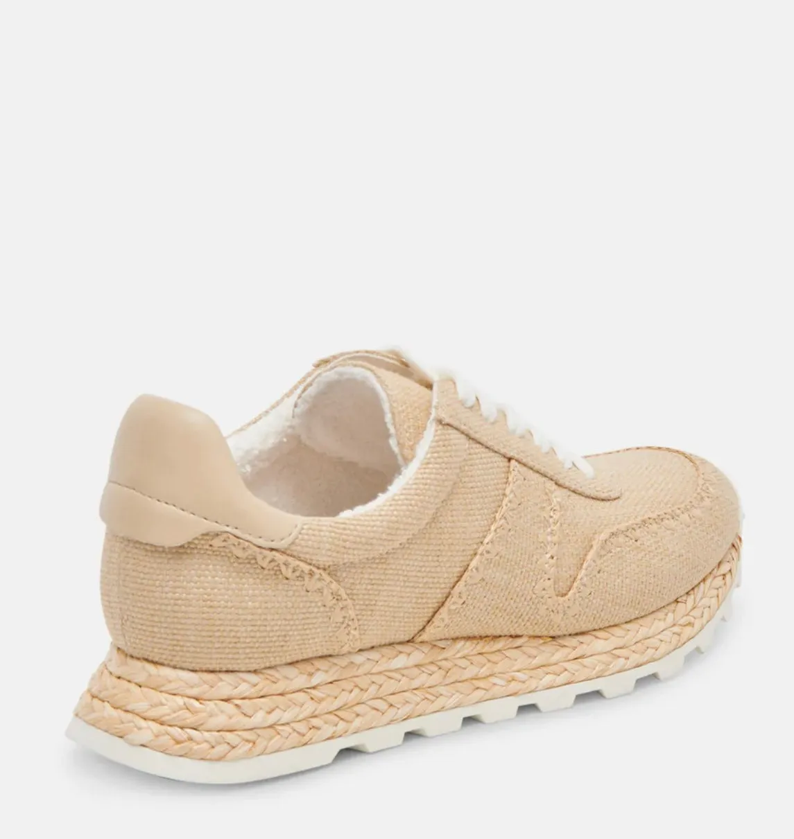 Ayita Sneaker | Lt Natural Raffia