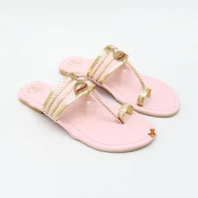 Baby Pink Flamingo Flats