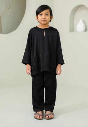 Baju Melayu Boy (Black)