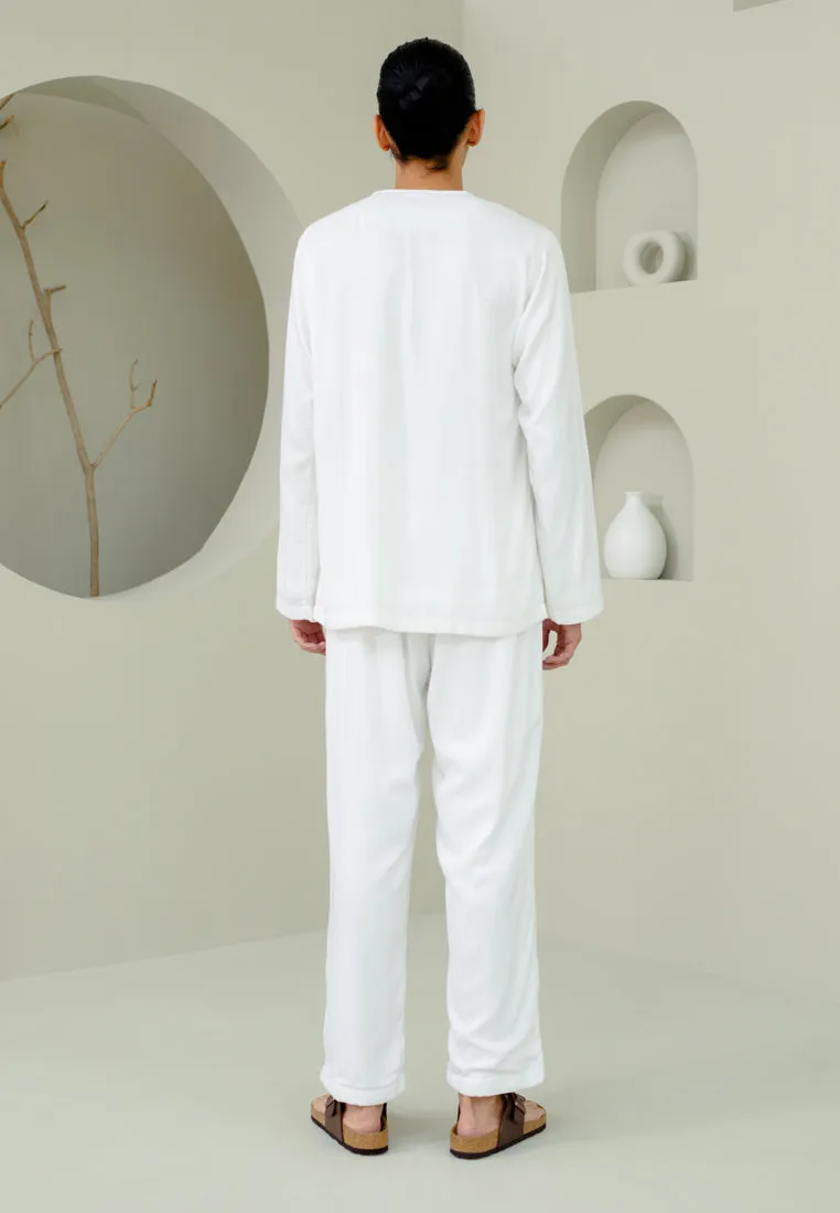 Baju Melayu Men (White)