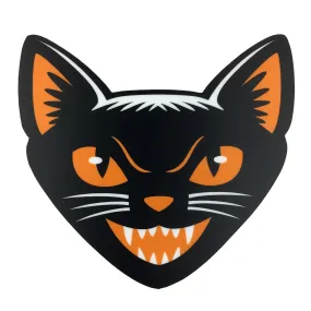 Black Cat Vintage Halloween Sticker