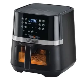 Black   Decker Air Fryer 12 In 1 Multifunction Aerofry AF5800-B5 5.8L 1800W