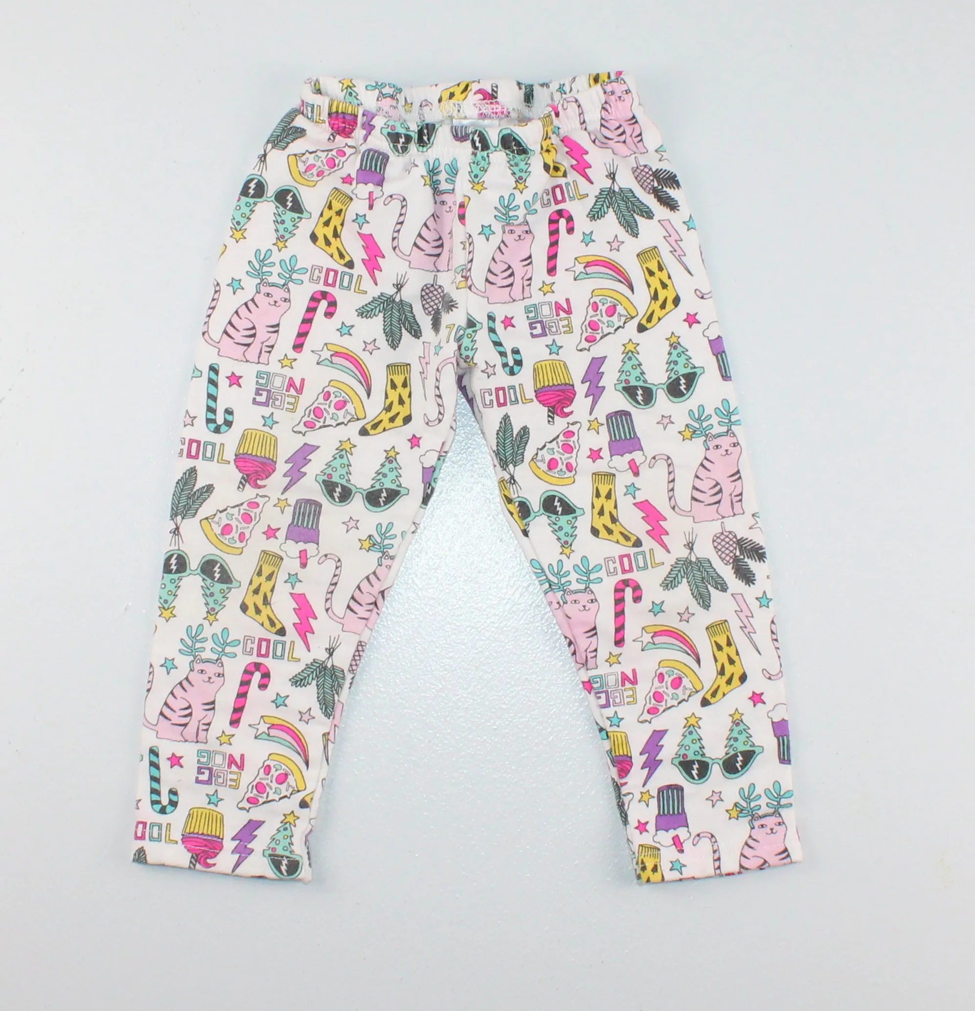 CARTERS HOLIDAY LEGGINGS 18M VGUC