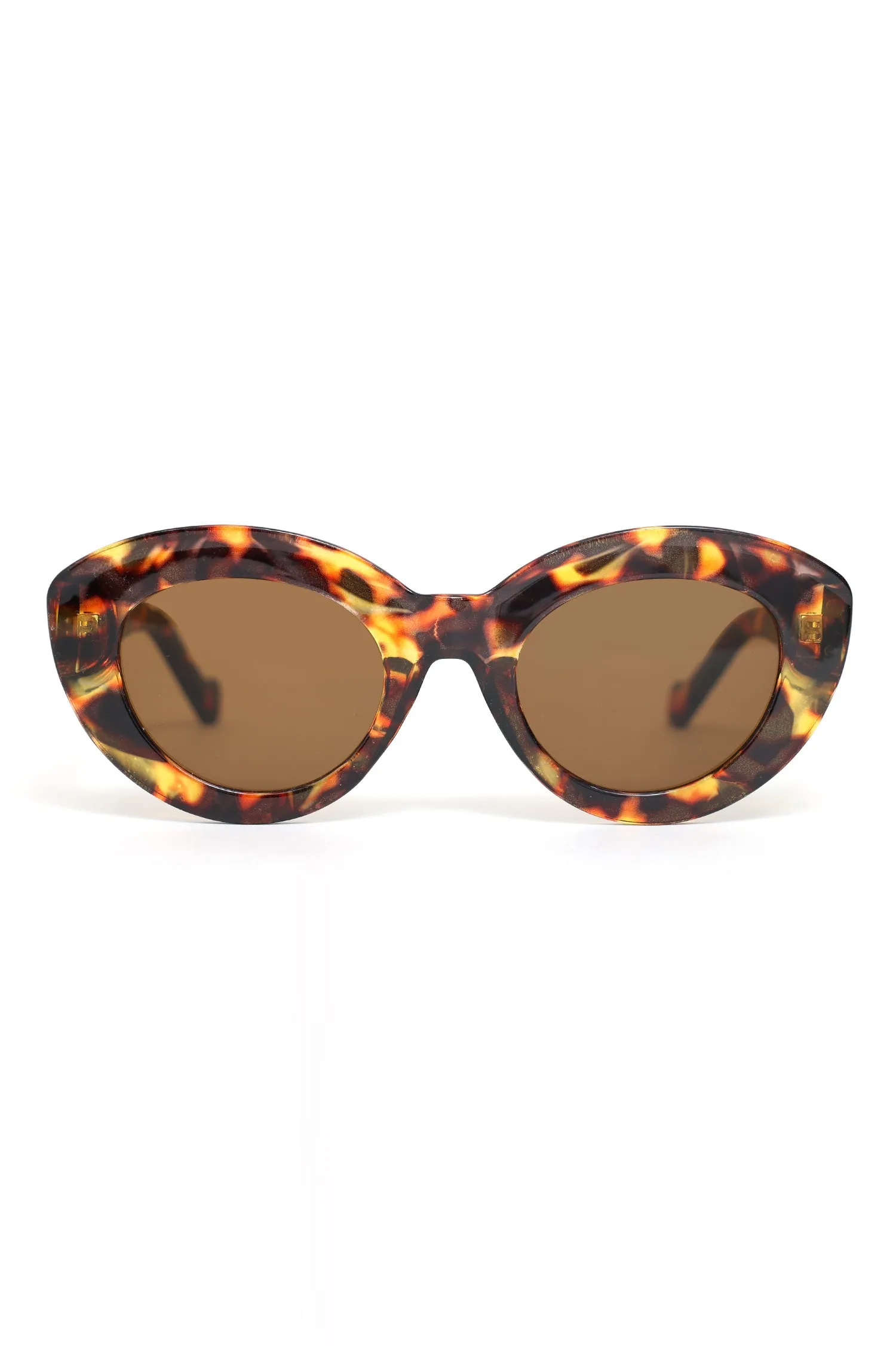 CAT EYE SUNGLASSES-LEOPARD