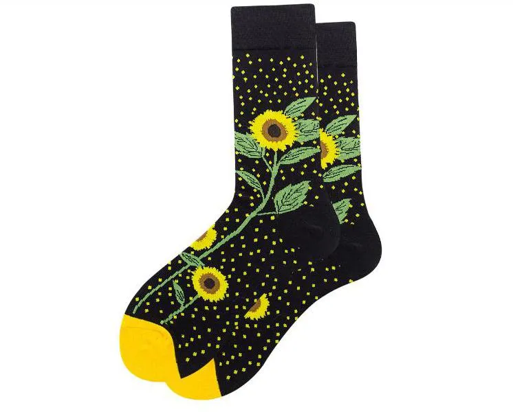 Crew Socks | Funky Socks - Sunflower