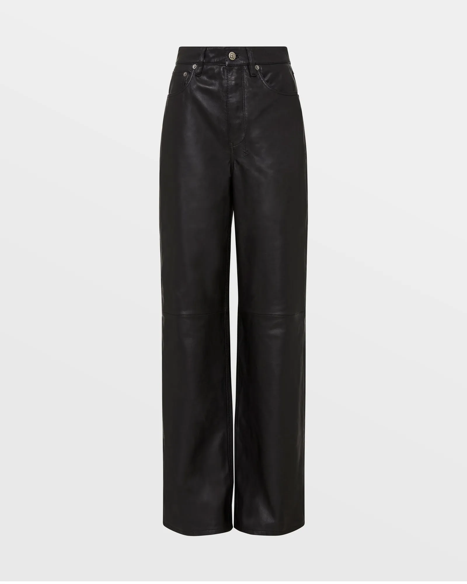 CROSSIN PANT BLACK LEATHER