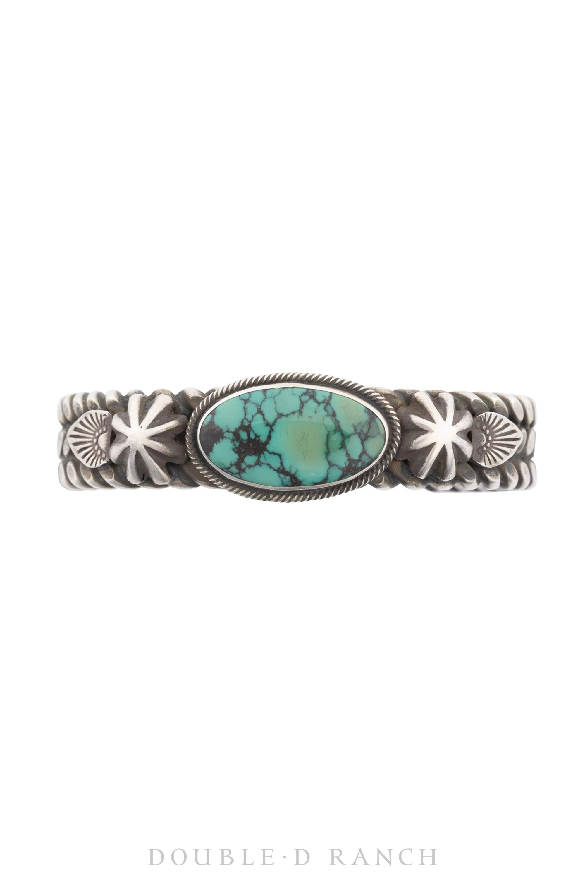 Cuff, Coil Twist Wire, Turquoise, Hallmark, Contemporary, 3508