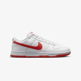 DUNK LOW RETRO 'WHITE/PICANTE RED'