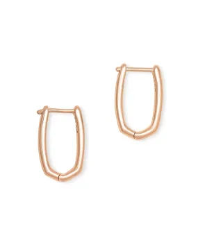 Ellen Huggie Earrings in 18K Rose Gold Vermeil by Kendra Scott