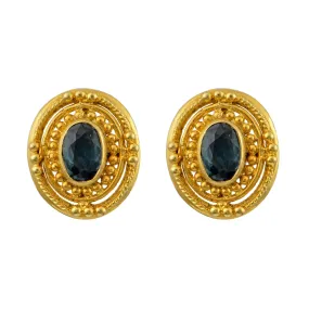 Empress Fabia Byzantine Gold Earrings