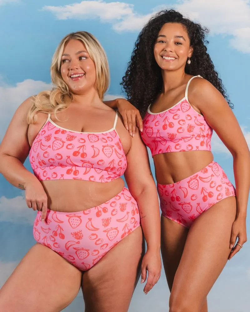 Fruity Doodles High-Waist Bottom