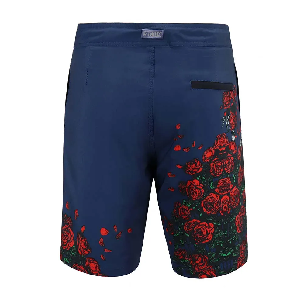 Grateful Dead | Hybrid Board Short | Bertha & Roses Navy