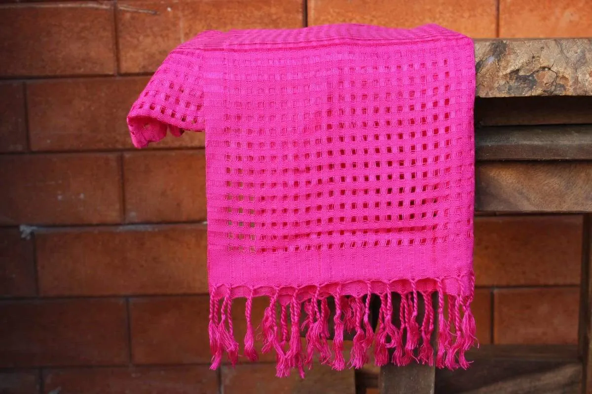 Handwoven Scarf Gossamer Pinks