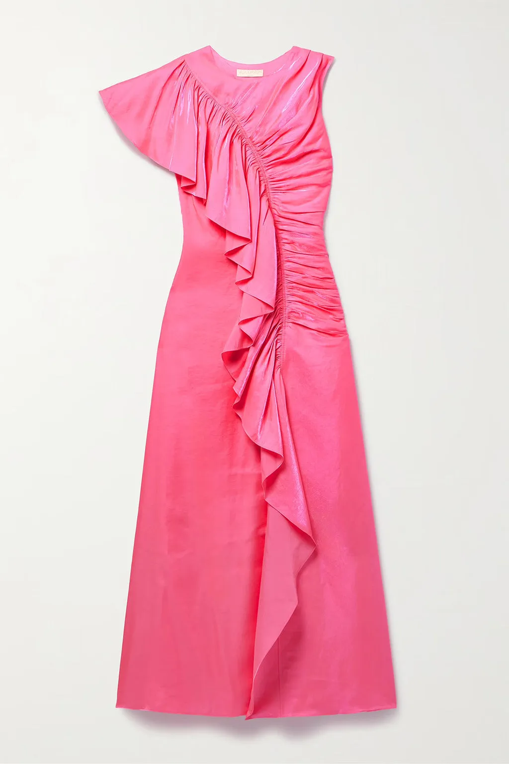 LALI DRESS IN DAHLIA PINK SILK