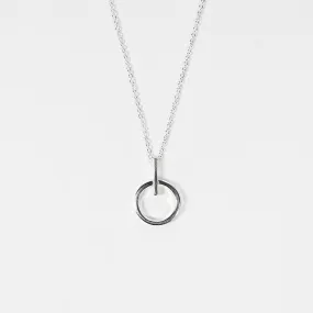 Mod Geometric Silver Necklace