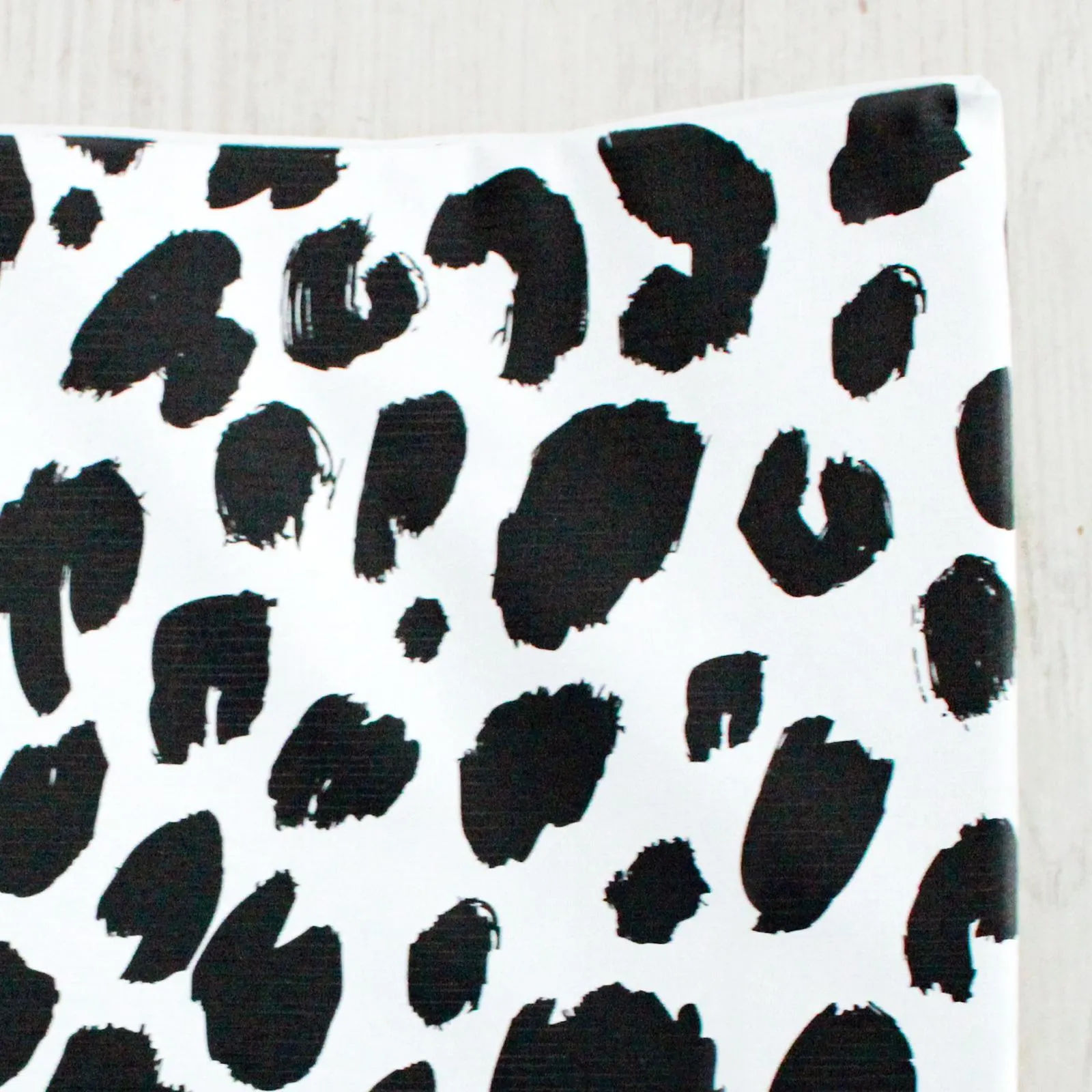 Mono Leopard print Changing Mat (all sizes)