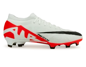 Nike Men's Zoom Mercurial Vapor 15 Pro FG White/Red