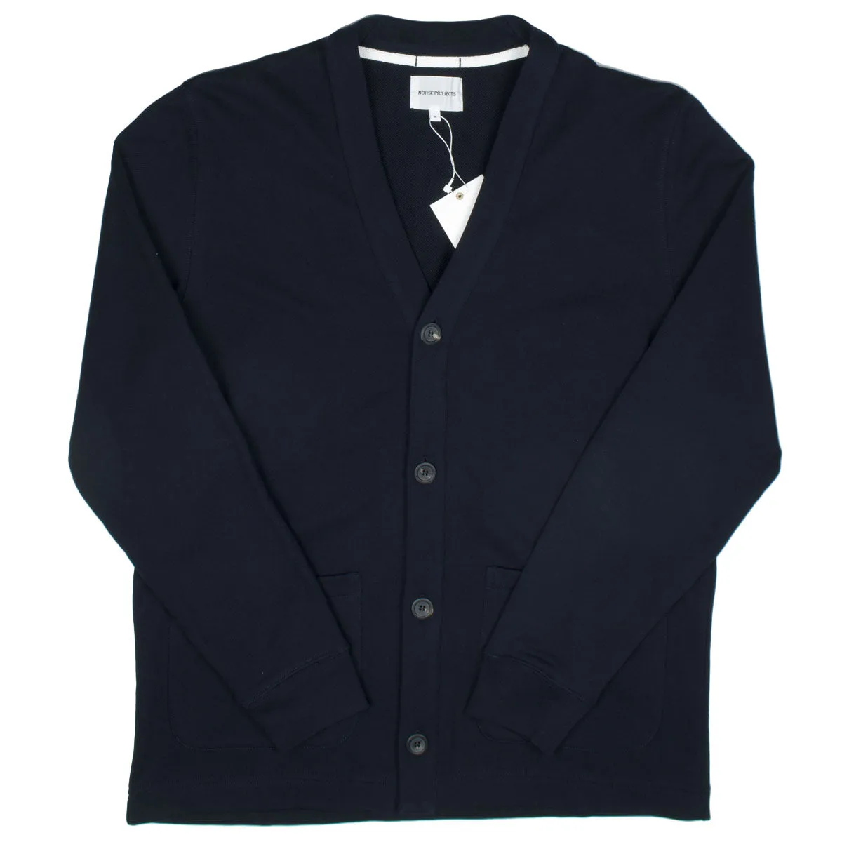 Norse Projects - Vidar Sweat Cardigan - Dark Navy