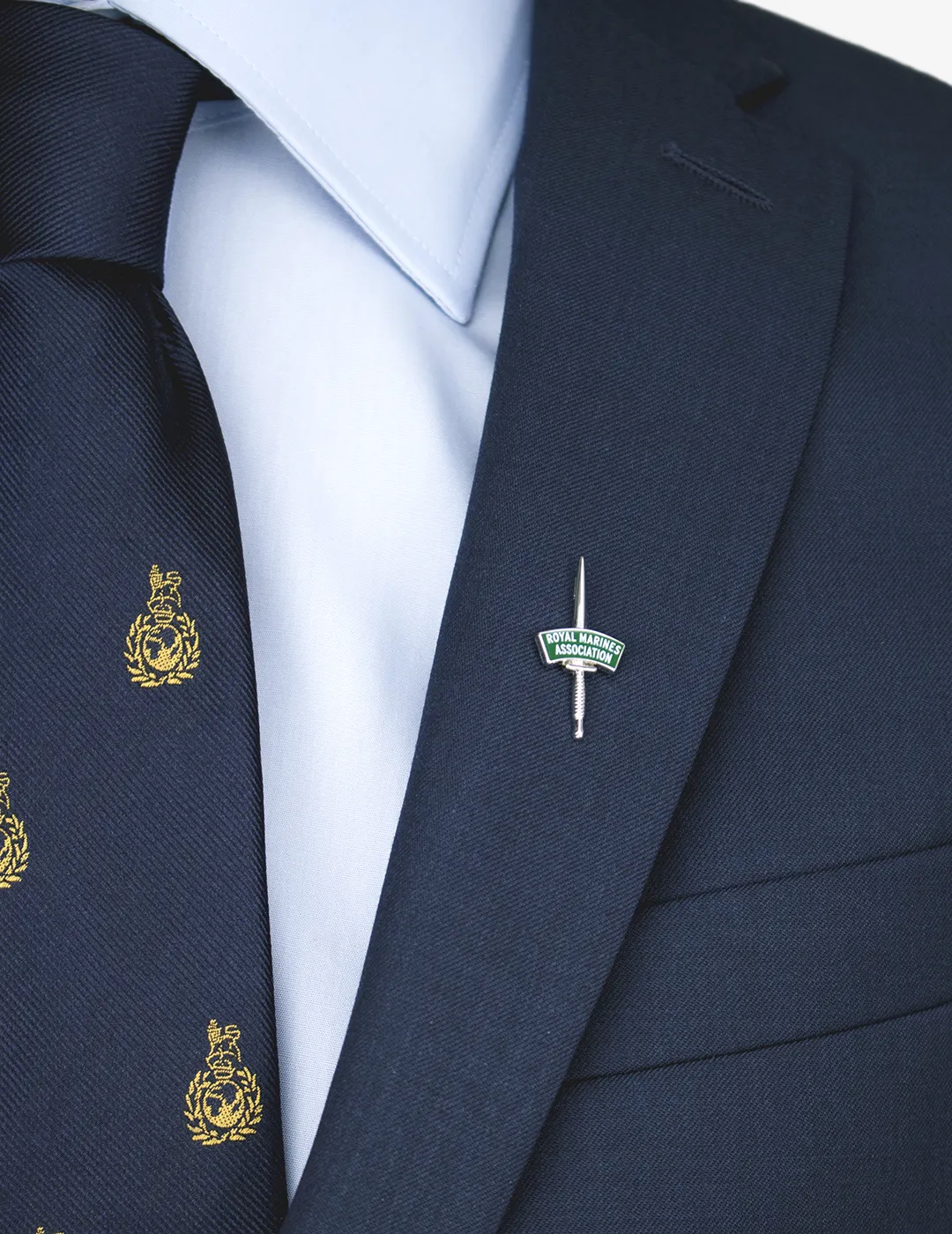 Royal Marines Association Dagger & Flash Lapel Pin