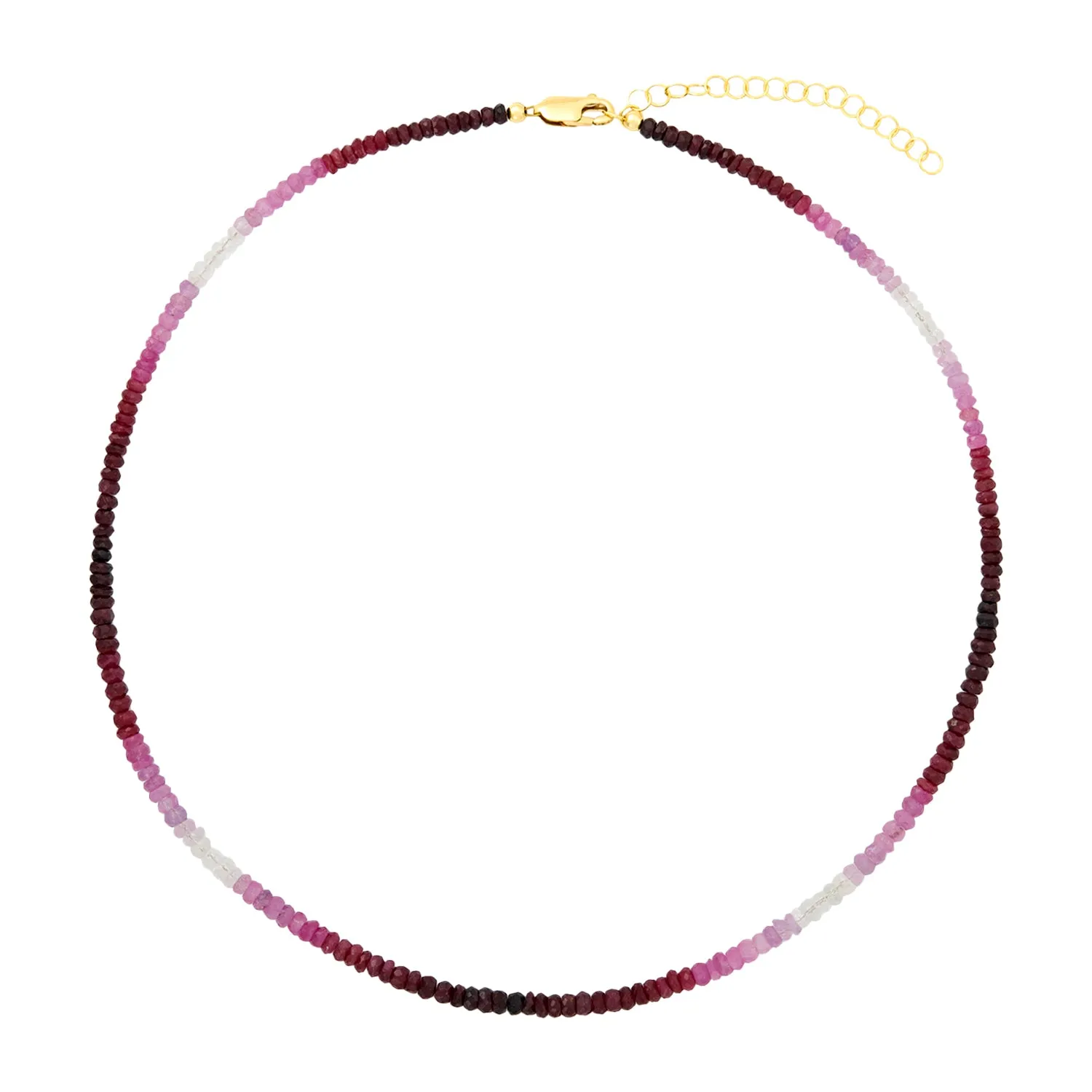 Ruby Ombré Necklace