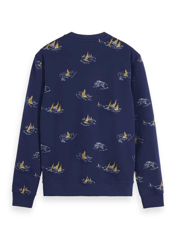 SCOTCH & SODA ALL OVER PRINT SWEATSHIRT