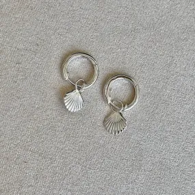 Silver Shell Earrings