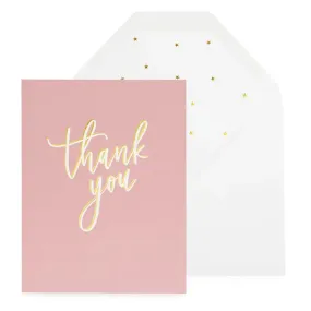 SUGAR PAPER | Thank You Script Card