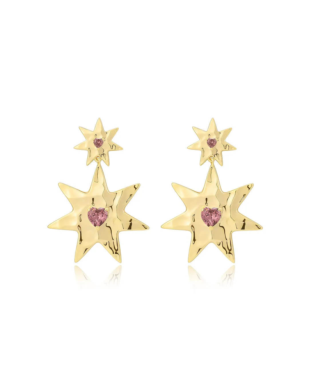 The Starry Stud Statement Earrings